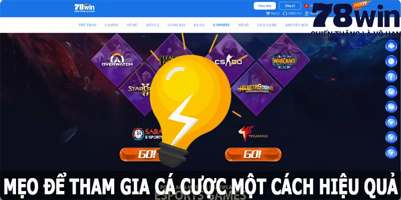 Mẹo để tham gia cá cược một cách hiệu quả