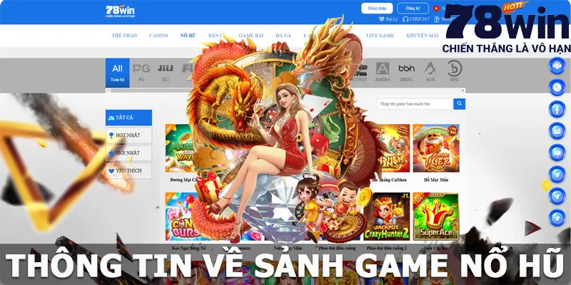 Thông tin về game nổ hũ 78win