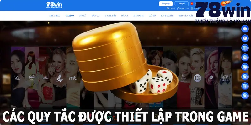 Các quy tắc được thiết lập trong game